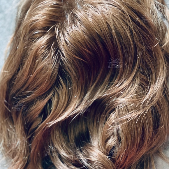 HD Film Topper / Toupee with virgin blonde hair - Picture 3 of 9